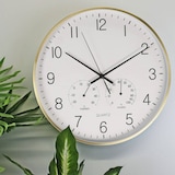 thumbnail of WellHome - Reloj de pared formato redondo color blanco Ø38x4,2cm
