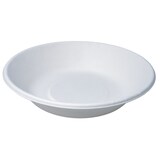 thumbnail of Einwegteller Tiefer Teller Suppenschale weiß Zuckerrohr Bagasse  Ø 189 mm - 680 ml  1200 Stück