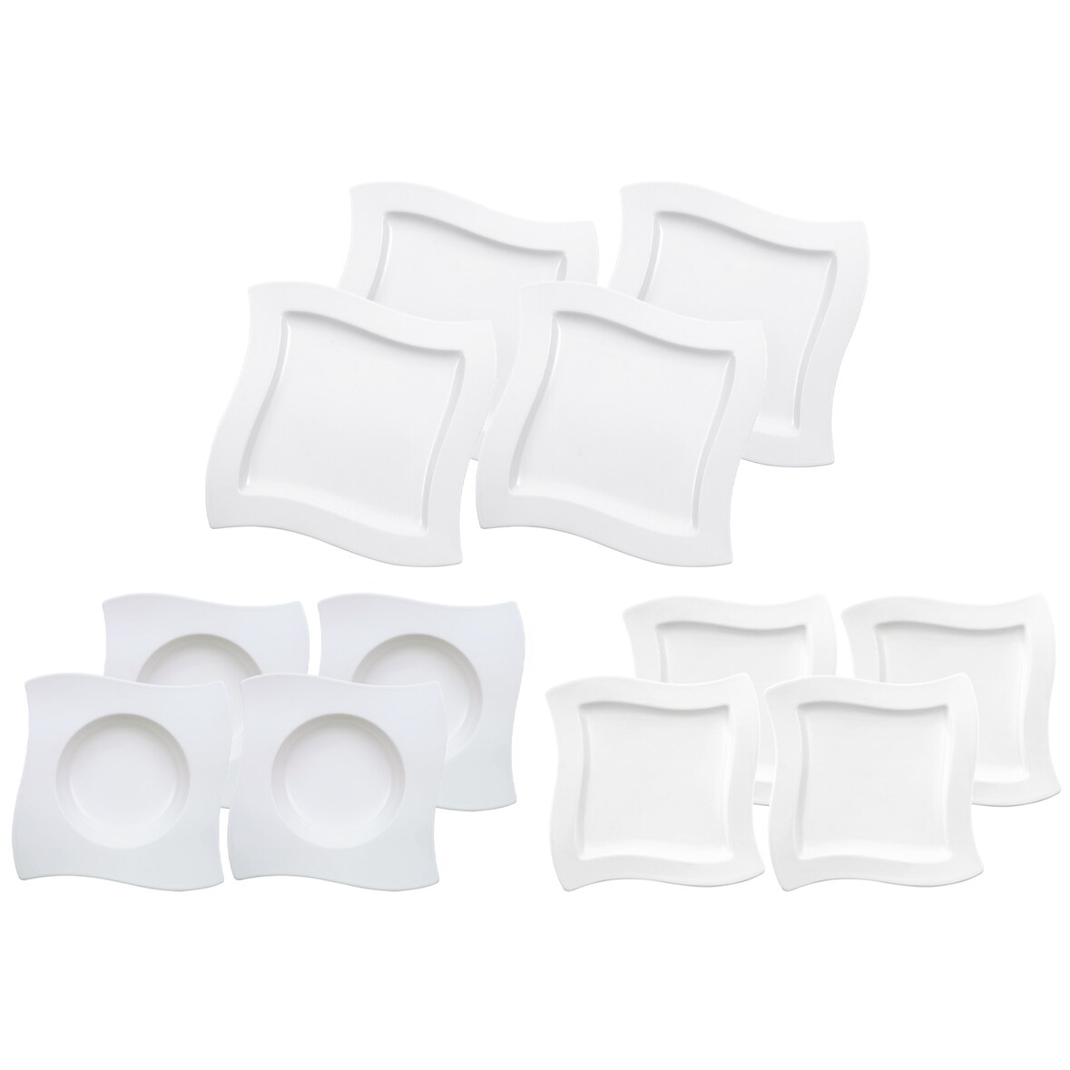 Villeroy & Boch NewWave Teller-Set 12-teilig