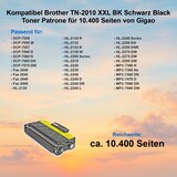 thumbnail of Kompatibel Brother TN-2010 XXL BK Schwarz Black Toner Patrone für 10.400 Seiten von Gigao