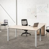 thumbnail of Rocada mesa de oficina serie total 180x80 aluminio / roble