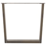 thumbnail of Helloshop26 - Set aus 2 modernisierten geometrischen Esstischbeinen 90 x 72 cm mit verstellbaren Gleitern aus naturbelassenem Stahl 02_0056941