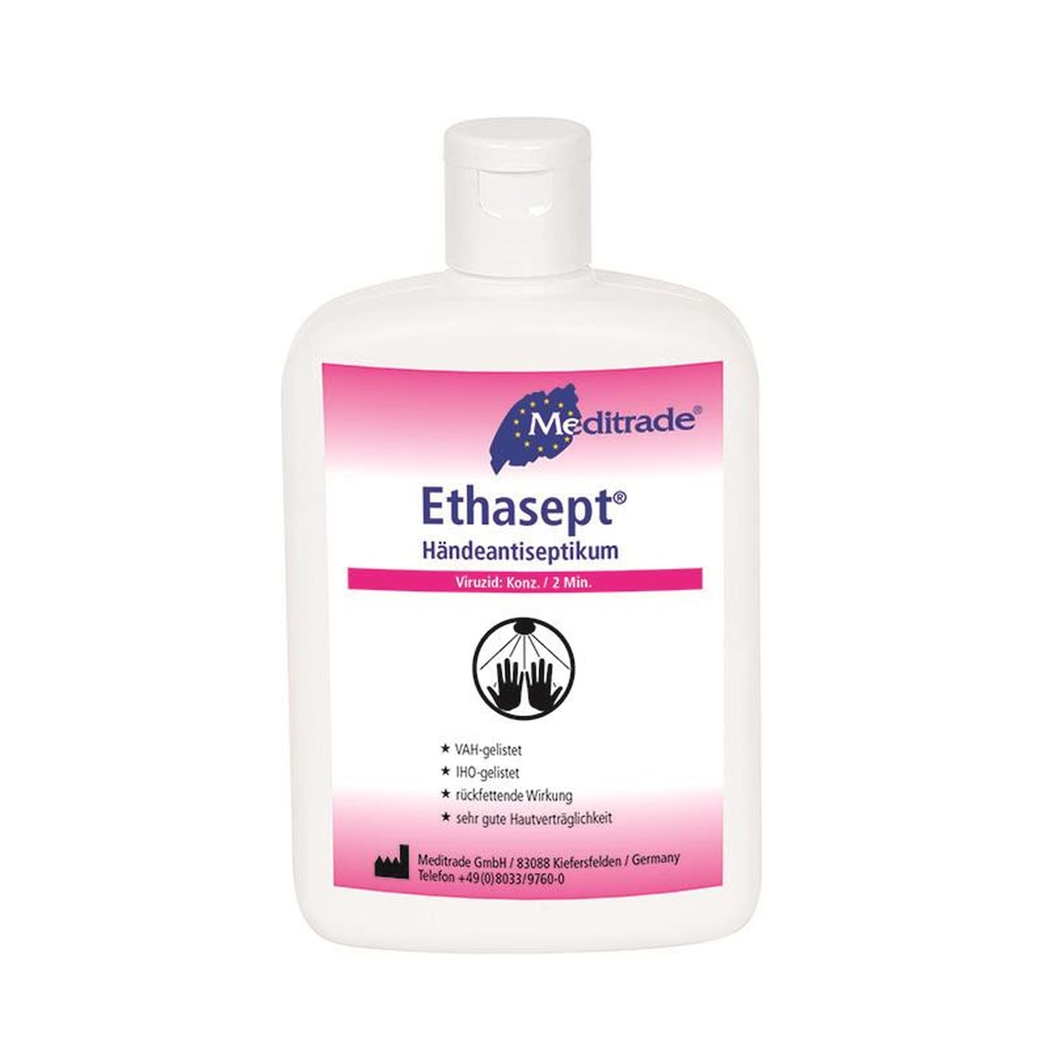 Meditrade Ethasept - 42 x 100 ml Kittelflaschen - Handdesinfektionsmittel