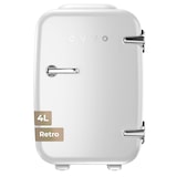 thumbnail of Nevera Mini EVVO F4WH Retro, 4 L, Blanco, Refrigeración, Bajo consumo y mantenimiento de calor