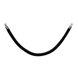 thumbnail of Saro Kordel mit schwarzem Samtüberzug für Absperrpfosten