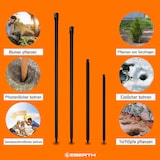thumbnail of EBERTH Bohrer-Verlängerungs-Set 4-tlg. 400–1000 mm – passend für EBERTH Erdbohrer & Geräte mit gleicher Aufnahme
