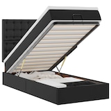 thumbnail of vidaXL Ottoman-Bett mit Matratze & LEDs Schwarz 80x200 cm Kunstleder