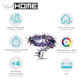 thumbnail of WellHome - Clúster de 400 Luces LED Multicolor con Controlador - 8 metros de longitud