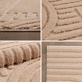 thumbnail of Carpetsale24 Teppich Rund 160 cm Rosa, Hochflor Wohnzimmer Teppich, Weich & Flauschig, Skandinavisch Boho Stil, Langflor Shaggy, Pflegeleicht