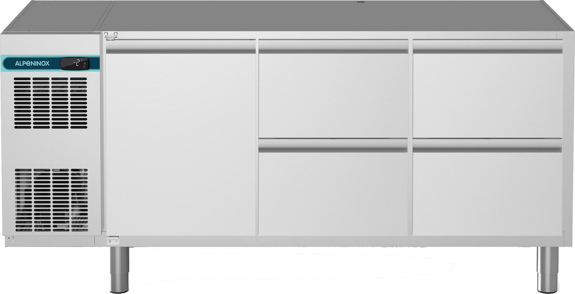 ALPENINOX Kühltisch (3 Abteile) CLM 650 3-7031, 420 Liter