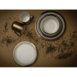 thumbnail of CreaTable Modern Industrial Weiss-gold Kombiservice 16-tlg Steinzeug