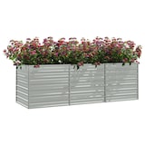 thumbnail of vidaXL Garten-Hochbeet 240x80x77 cm Verzinkter Stahl Silbern