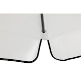 thumbnail of Tarrington House Guarda-sol redondo com franja Merida, alumínio, Ø 2.9 x 2.5 m, repelente de água, branco/cinzento