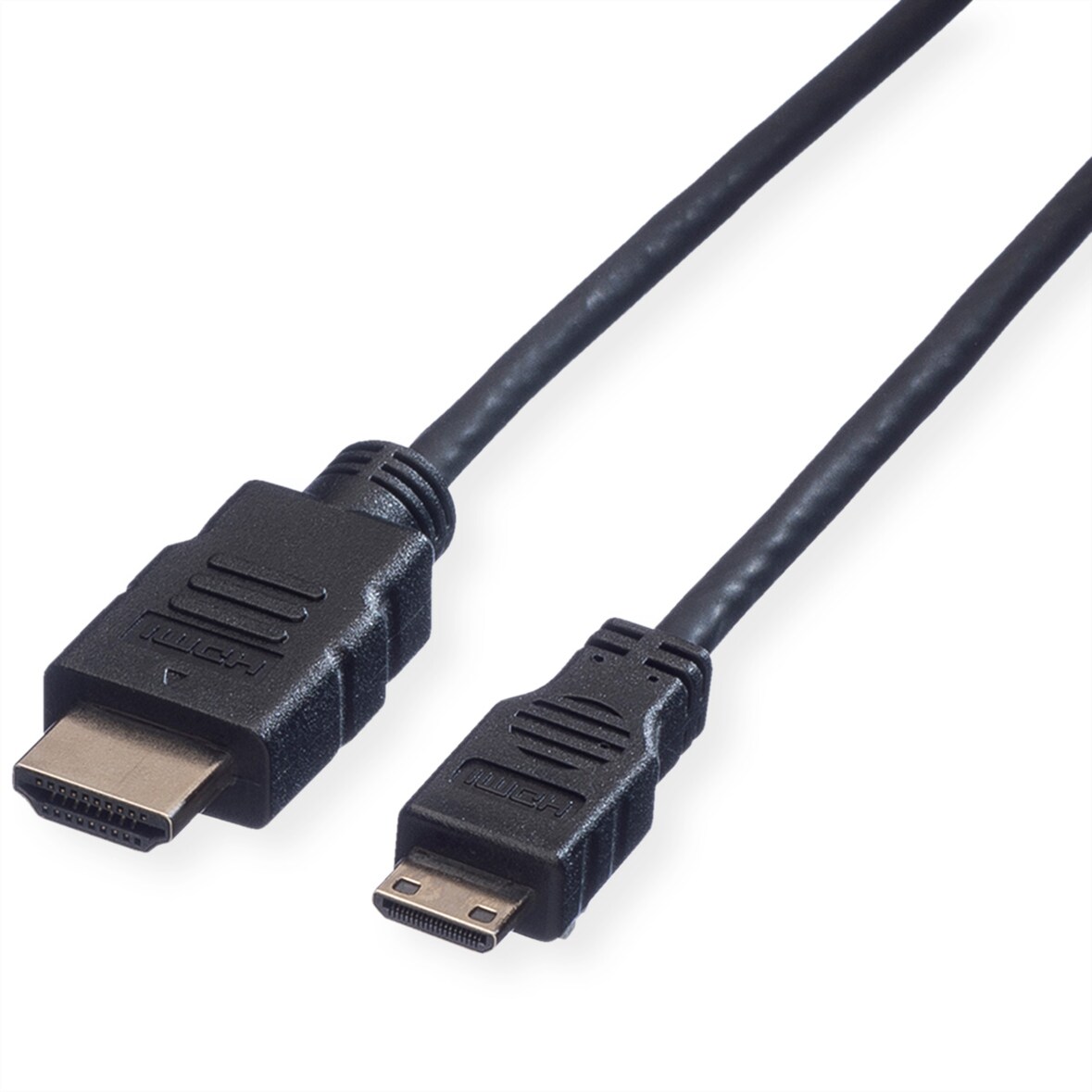 VALUE HDMI High Speed Kabel mit Ethernet, HDMI ST - Mini HDMI ST, 2 m