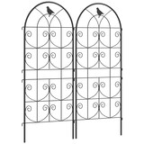 thumbnail of Outsunny - Rankgitter - 50Lx1.3Wx120Hcm - Schwarz