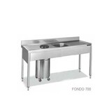 thumbnail of Fregadero con Cubeta y Aro Desbarazado Fondo 600 Distform 1800x600x850/900 mm 