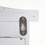 thumbnail of Wandspiegel Badspiegel Badezimmer Spiegelfenster mit Fensterläden, 71x46x5cm ~ shabby weiß