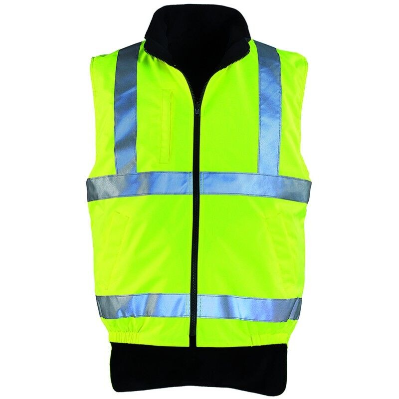 Coverguard - Gilet thermique HV jaune doublé polaire HI-WAY Jaune Taille 2XL