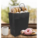 thumbnail of MONOUSO - Saco Papel Preto Asas 90g/m² 24x11x32cm  (25 Uds)