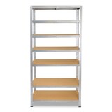 thumbnail of shelfplaza HOME 155x120x60 cm Schwerlastregal in verzinkt mit 7 Böden und 125 kg Traglast pro Boden