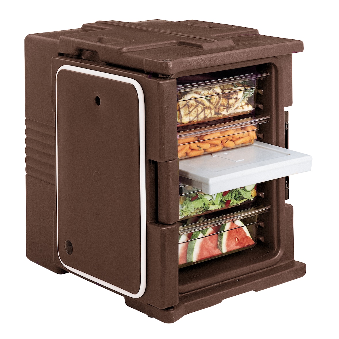 CAMBRO - UPC400-131 - Contentor-Recipiente isotérmico com abertura frontal - 46 x 63,3 x 62 cm - Castanho Escuro