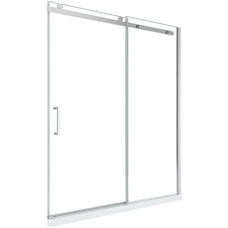 Porta Doccia Per Nicchia Apertura Scorrevole 8mm Trasparente - Libra - 110 cm