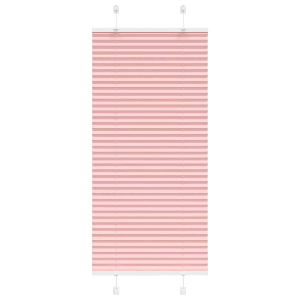 vidaXL Plissee Rosa 65x150 cm Stoffbreite 64,4 cm Polyester