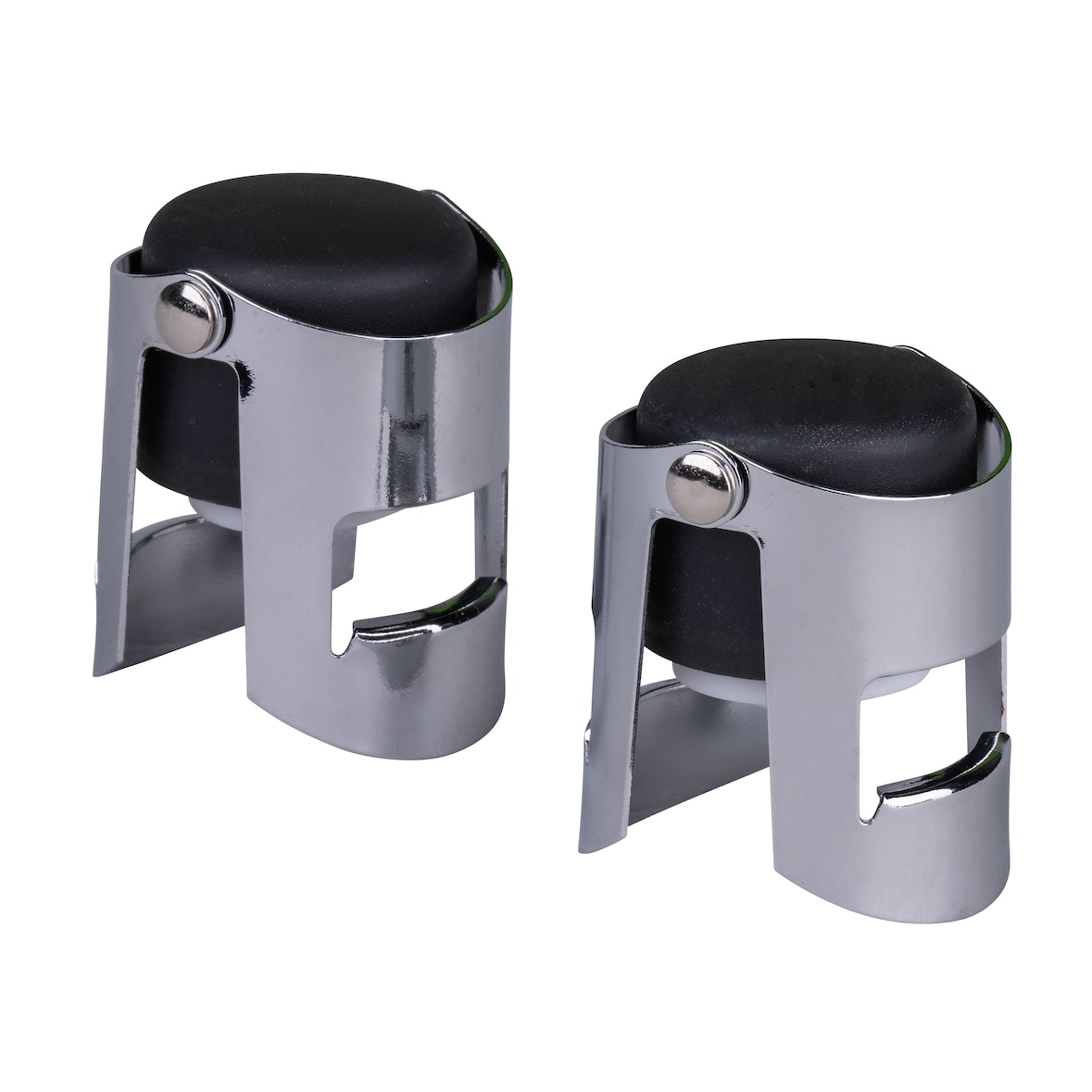 METRO PROFESSIONAL Rolha de champanhe, metal/silicone, 2 unidades