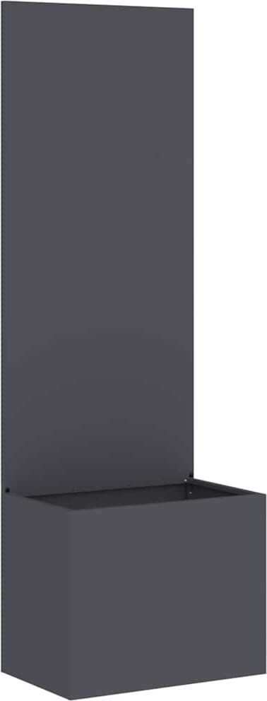 vidaXL Blumentopf mit dekorativem Paneel Anthrazit 50 x 140 cm