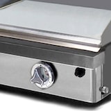 thumbnail of MBH - Plancha a gas industrial tres zonas 400x400 mm de cromo duro para hostelería. Fry Top para cocina profesional para bar y restaurante.