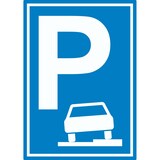 thumbnail of Gehweg Parkplatz Aufkleber A4 (210x297mm)