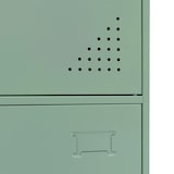 thumbnail of Décoshop26 - Armoire vestiaire métallique casier de rangement 2 portes 90x38x45 cm vert menthe 04_0008947