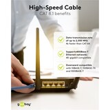 thumbnail of Goobay Netzwerkkabel 66723 CAT8.1 3m schwarz
