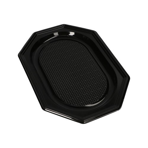 100 Servierplatten, PET 34 cm x 25 cm schwarz