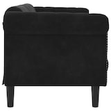 thumbnail of vidaXL Sofa 3-Sitzer Schwarz Samt