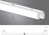 thumbnail of Paulmann ProRail3 Schiene 1m  230V Weiß 91354