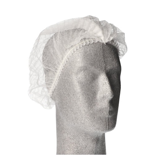 PAPSTAR, Baret met clip "WORK-INN/PS", nonwoven Ø 30 cm wit