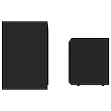 thumbnail of vidaXL Couchtisch-Set Schwarz 48x30x45 cm Holzwerkstoff