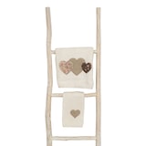 thumbnail of Biscottini Holzleiter 37x4x150cm - Handtuchhalter für Boden und Wand - Handtuchhalterleiter fürs Badezimmer - Moderne dekorative Leiter - Lagerregal