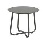 thumbnail of Mesa auxiliar para exterior, con tacos de goma, Aluminio, Color Antracita, 60 x 51cm alto