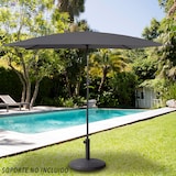 thumbnail of Aktive Sombrilla rectangular balcón inclinable antracita 200x125 cm UV30