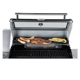 thumbnail of CHEF CUISINE Gasgrill, Edelstahl / Stahl, 145 x 56 x 117 cm, 4 Hauptbrenner, Infrarot-3D-Brenner, Ablagetisch, mit LED-Licht, fahrbar, silber