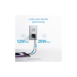 thumbnail of Anker 323 Dual-Port 33W Charger schwarz, Netzteil, 2 Anschlüsse, Universal