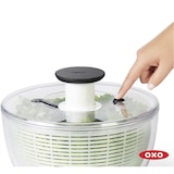 thumbnail of OXO Steel Salatschleuder Edelstahl mit Deckel Küchenhelfer 6 Liter Salattrockner