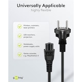 thumbnail of Notebook Kabel 93586 1,8m Schutzkontakt auf IEC 320-C5 B