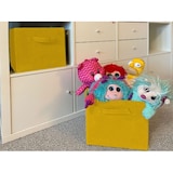 thumbnail of Aufbewahrungsboxen 26x26x26 cm faltbar Faltbox 6er Pack Aufbewahrungskiste quadratisch : gelb