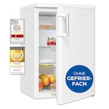 thumbnail of Exquisit Kühlschrank ohne Gefrierfach, 133 Liter, Vollraumkühlschrank freistehend, Türanschlag Wechselbar, KS516-V-H-010E weiss