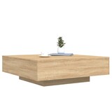 thumbnail of vidaXL Couchtisch mit LED-Leuchten Sonoma-Eiche 100x100x31 cm