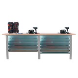 thumbnail of Banco de trabajo Simonwork bt6 pro tandem wood 10box 2100 gris/haya