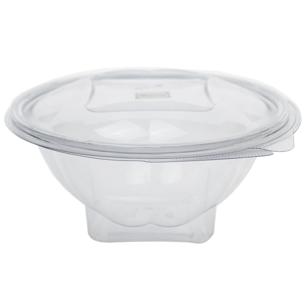 Saladier Plastique avec Couvercle 1000 ml  - Ø17.5 x 9.5 cm - PET - par 400